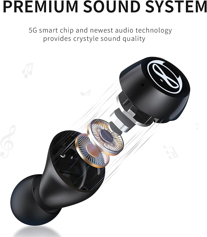 Robot Earphones, True Wireless Bluetooth Earphones with Noise Reduction and Waterproofing, Suitable for Both Adults and Children, with a Continuous Usage time of 40 Hours.