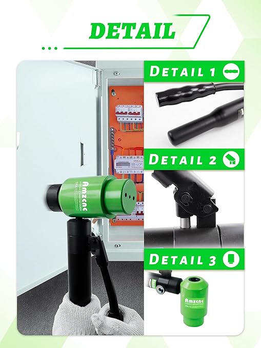 AMZCNC Hydraulic Knockout Hole Punch Driver Kit 1/2 to 4 inch Electrical Conduit Hole Cutter Set KO Tool Kit Metal Sheet Puncher (1/2??4??