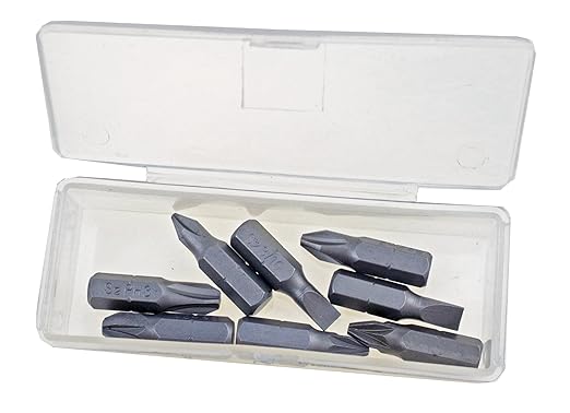 25PCS HSS Drill Bit Set Titanium Coated and Screwdriver Bits Drill Steel Metal Iron