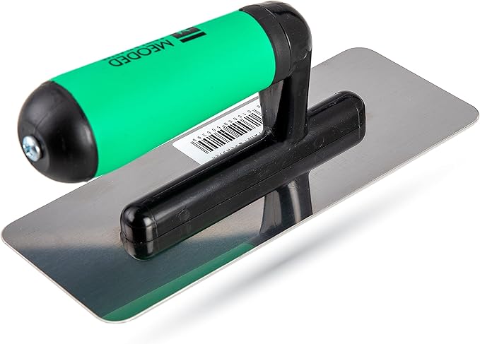 Stainless Steel Plaster Trowel, (7.8x3.1inch) Venetian Plaster Trowel, Plaster Tool, Small 200x80mm, Meoded Paint & Plaster
