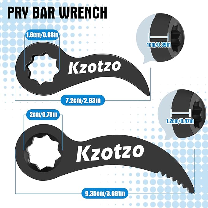 pry bar wrench adapter竊똇alf Shaft Removal Car Repairing Tools 竊똇alf Shaft Removal Tool 竊?025 Upgraded version1/2"pry bar wrench adaptor head竊똦igh quality Crowbar Adapter