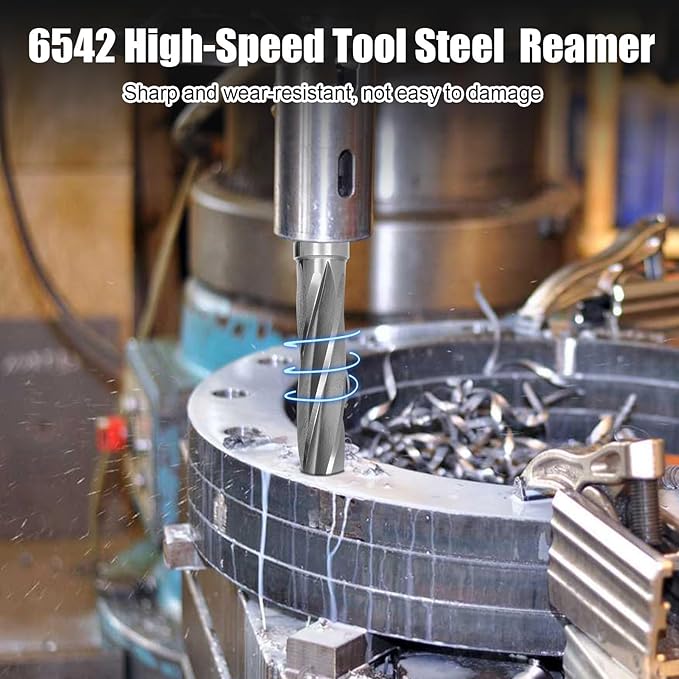 7 Degree Ball Joint Tapered Reamer,6542 High-Speed Tool Steel Tapered Ball Joint Reamer,Tapered Reamer Tie Rod For 1-1/2" Per Foot