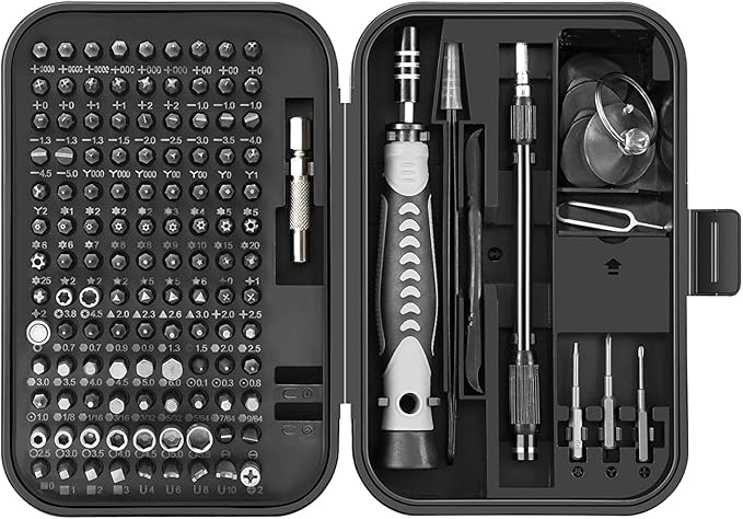 ORIA Precision Screwdriver Set, 130 in 1 Magnetic Screwdriver Kit with 120 Screwdriver Bits(117 PCS 28mm, 3 PCS 35mm), Repair Tool Kit for Smart Phone, Household Appliances