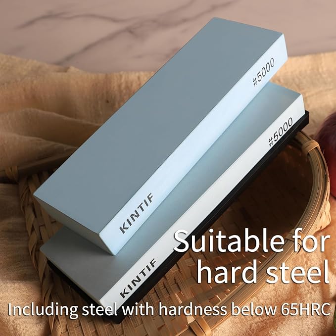 Whetstone Knife Sharpening Stone #5000 Extra Fine Grit Cuts fast Splash and go No need to soak,Polishing Stone Ultra Fine Whetstone