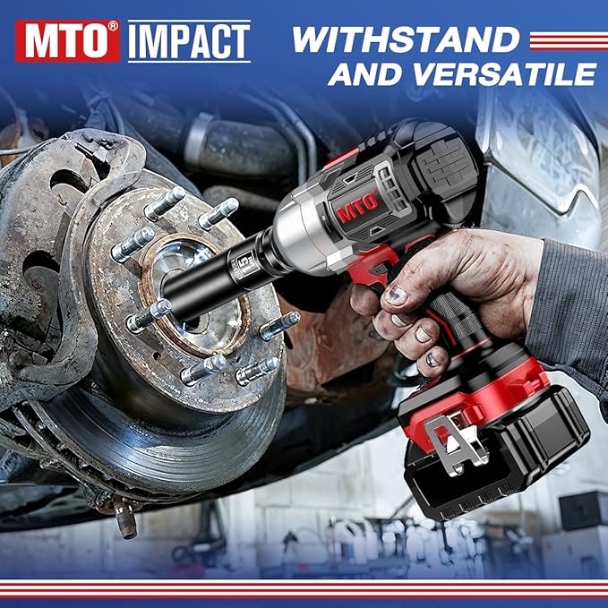 MTO 1/2" Drive 15mm Deep Impact Socket, 6-Point Metric Socket for Automotive Maintaince, CR-V Steel Meets ANSI Standards