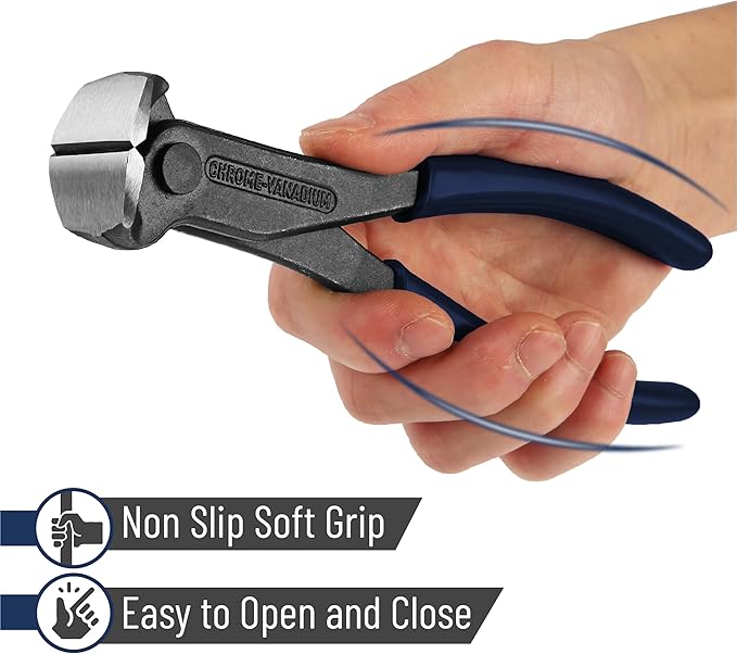 Bates- Nail Puller, Navy Blue, Nail Remover Tool, Cutting Pliers, Carpenter Tools, Staple Puller, Nail Puller Tool, End Cutting Pliers, Nail Pliers, Nail Pulling, Nail Puller Pliers, Nippers Tool