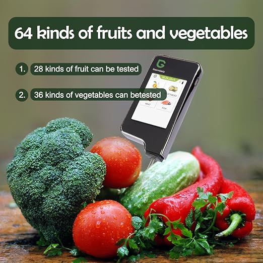 1FB Digital Nitrate Tester for Fruit Vegetable, Food Test Detector Home Testing Detection