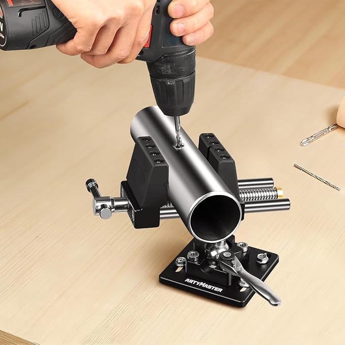 ArtyMaster Vise 4-Inch 360째 Ball Joint Swivel Bench Vise, Heavy Duty Aluminum Workbench Vise with Quick Ratchet Lock, Silicone Jaw Pads, Ideal for Woodworking, Repair & DIY Projects (WT117B)