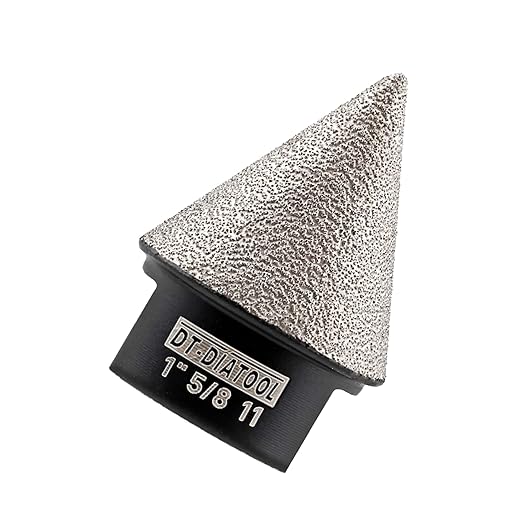 DT-DIATOOL Diamond Beveling Chamfer Bit 1 Inch for Tile Porcelain Ceramic Granite Marble Existing Holes Enlarging Polishing Shaping Trimming Repairing