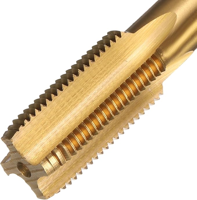 uxcell Metric Thread Tap M16 x 1.5 H2 160mm Straight Flute Screw Thread Milling Machine Taps Threading Tapping Repair Tool