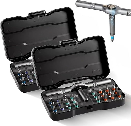 DIY Screwdriver 24 in 1, 2026 New 24 In 1 Multi Bit Magnetic Screwdriver Set Multifunctional Toolbox, 24 in 1 multifunctional household wrench screwdriver tool combination set (2)