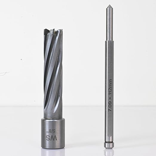Wind Speed Carbide-Tipped Annular Cutter 10/16" Diameter x 2" Depth with Weldon Shank, High Precision Mag Drill Bit for Magnetic Drill Press, for Hard Material, Stainless Steel, Cast Iron, CT-503