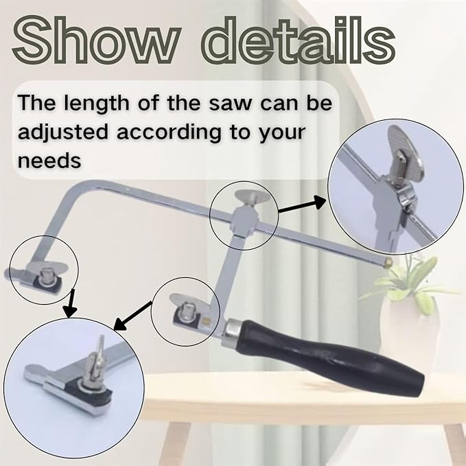 Hand Saw, Wood Working Tools and Accessories with 144 Blades, Suitable for PVC Pipes, Metal Pipes