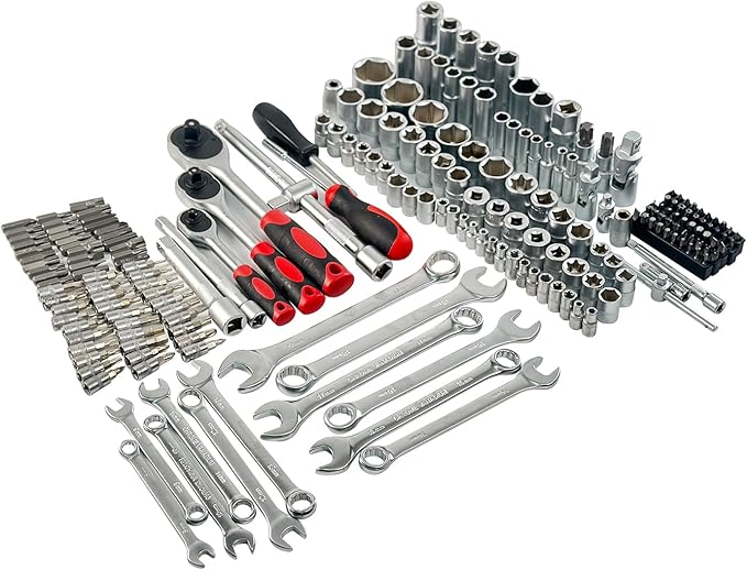 Ultimate Sockets Set Comprehensive Hand Tool Set Perfect for Home Essentials College Dorm Car Emergency Kit Ideal Apartment Essentials & Men?셲 Tools Gift