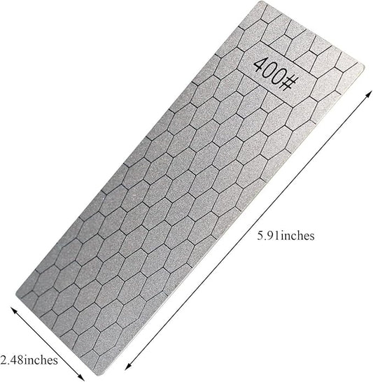 5 Pieces Diamond Sharpening Stone Set,Diamond Lapping Plate Coarse/Medium/Fine Grit Sharpener,400/600/800/1000/1200 Grit