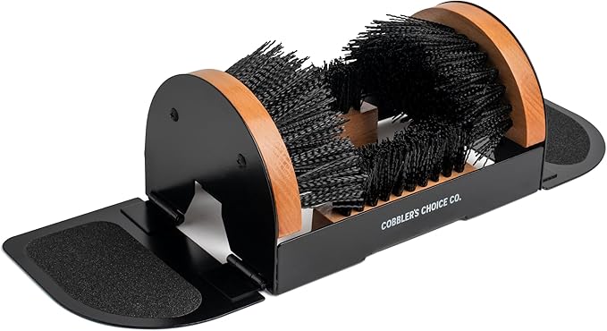 Cobbler's Choice Boot Scraper - Outdoor Shoe Scrubber Cleaner Brush - Weather Industrial - Heavy Duty