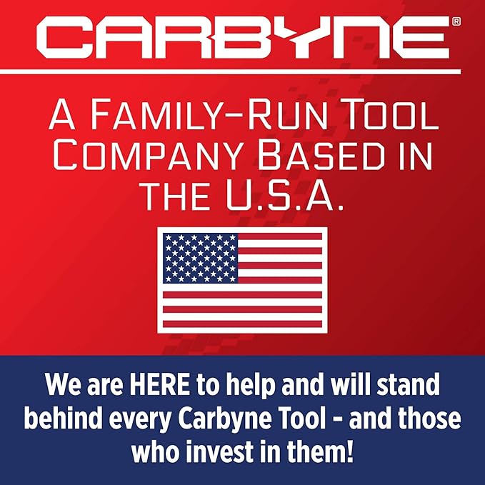 CARBYNE 9-Piece Metric Super Short Low Profile Hex (Allen) Bit Socket Set | 3mm to 14mm, Dual-Drive: Internal Square Drive & External Hex Drive ??From a Family-Run Tool Company in the U.S.