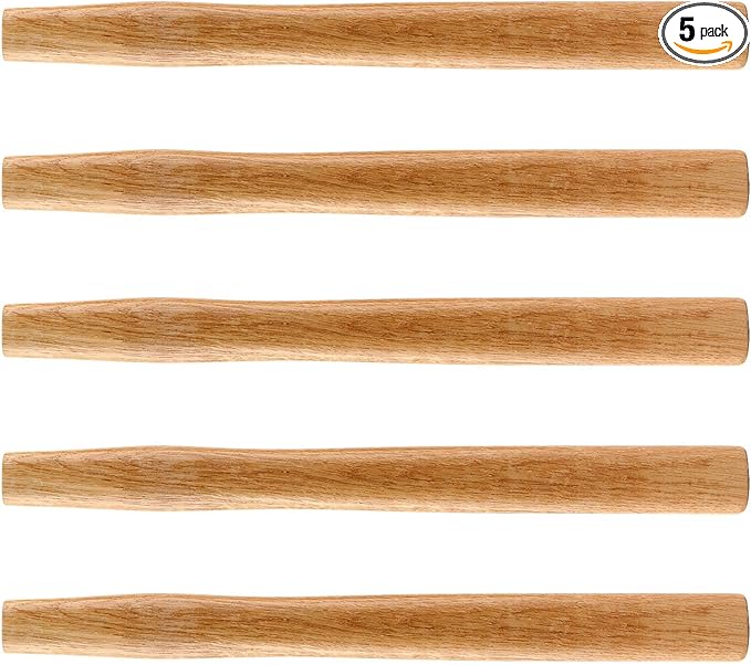 KEILEOHO 5 PCS Ball Peen Hammer Handles, Fit for 32 OZ Ball Peen Hammer for Replacement Or Update