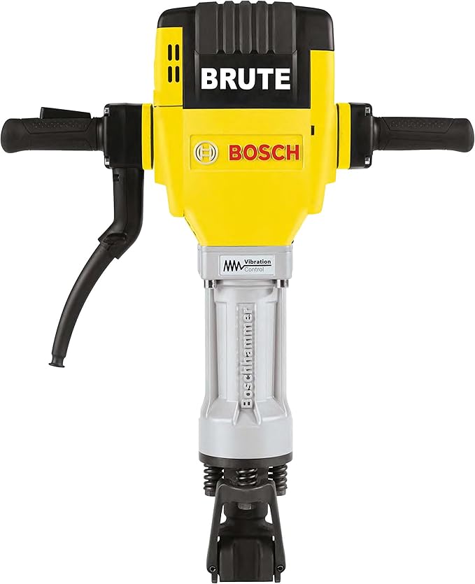 BOSCH BH2760VC Brute Breaker Hammer -1000 Blasts Per Minute, 35 Ft.-Lbs. Impact Energy, Vibration Control, Service Minderbrushes, Grease-Packed Gearbox - Ideal for Heavy-Duty Concrete and Asphalt Work