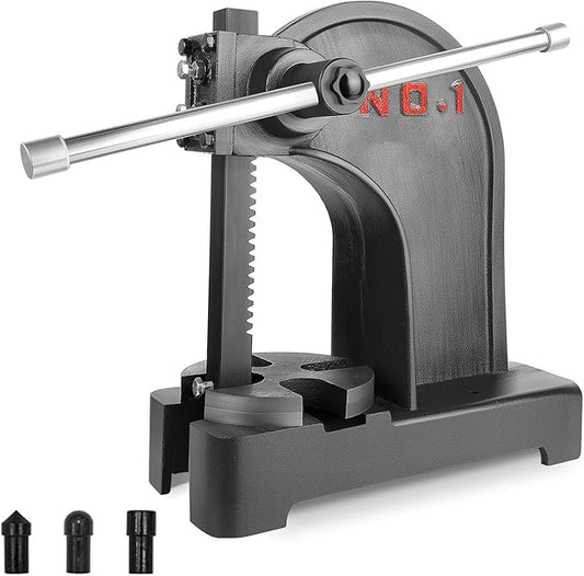 2 Ton Hand Wheel Arbor Press ??Max 5.5 Ft Height, Reversible Plunger, Perfect For Metal Bending, Drilling, Engraving & Welding