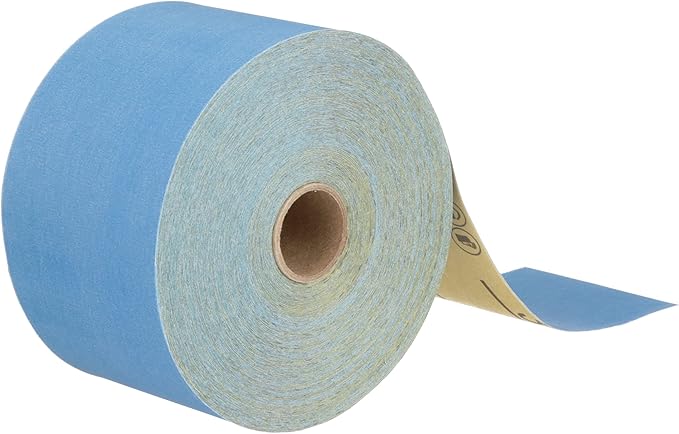 3M Stikit Blue Abrasive Sheet Roll, 36225, No Hole, 2-3/4 in x 45 yd, 320+ Grade, Automotive Sanding Roll Sandpaper for Coating Removal, Body Repair, Auto Sanding