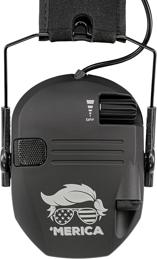 Walker's Razor Slim Ultra Low Profile Compact Design Adjustable Range Shooting Hunting Hearing Protection Electronic Earmuffs