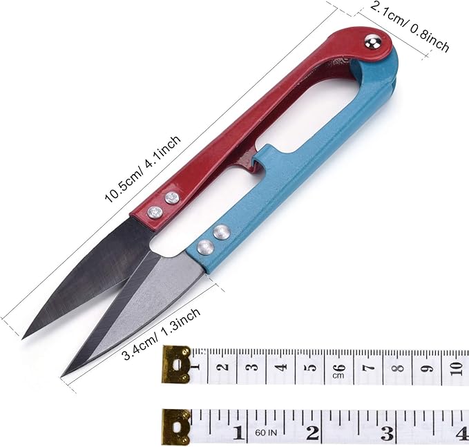 ESHATO 24 Pack Sewing Scissors for Fabric, 4.2inch Mini Small Snips Trimming Nipper, Yarn Thread Craft Scissors Cutters, Great for Office Home School Stitch DIY Supplies