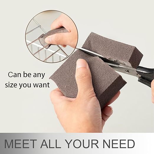 12Pcs Sanding Sponge 180 Grit Fine Sanding Blocks for Drywall Metal Wood Washable and Reusable