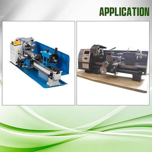 RATTMMOTOR ZYT83-10S Brushed Lathe Motor 120W 110V 2500RPM, M10 Shaft Brushed DC Spindle Motor for Metal Lathe Machine Replacement Part Accessories CJ0618
