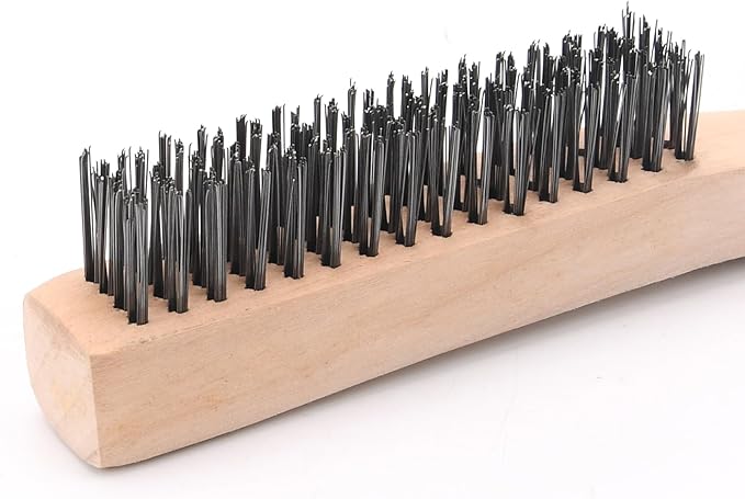 Chipping Hammer Welding with Coil Spring Handle,11Inch Welding Steel Wire Brush for Cleaning Removing Slag and Welding Residue