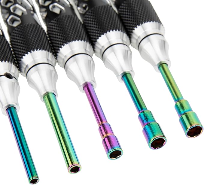 MEUS RACING RC Hex Screwdriver Nut Driver Tool Set for Axial 1/24 SCX24 Traxxas 1/18 TRX4M 1/18 1/24 RC Crawler Car (Type C)
