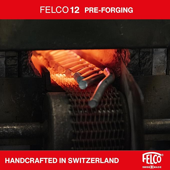 Felco F-12 Pruning Shears – 7.9" Garden Clippers with Anvil & Bypass Blades | Hand Pruners for Gardening | Garden Tool Cutter with Forged Aluminum Handle, Alloy Steel Blade, Medium Hand Fit