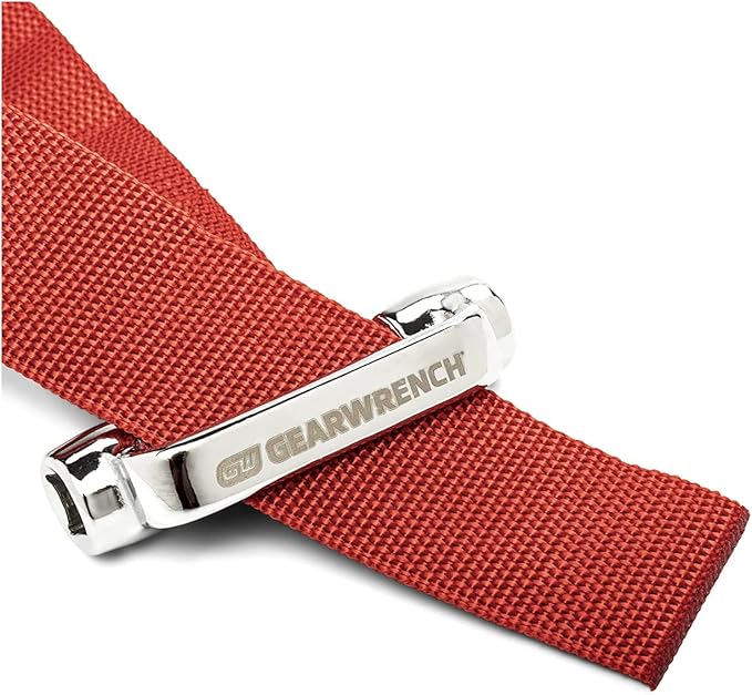 GEARWRENCH Heavy-Duty Oil Filter Strap Wrench | 3/8" & 1/2" Drive | 3529D