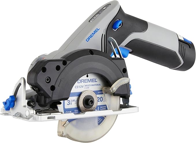 Dremel Blueprint 12V Brushless Compact Circular Saw with Integrated Laser Guide, Lithium-Ion Battery and Charger (CS12V-S1)