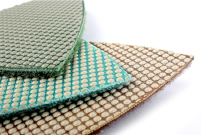 Diamond Triangle Sandpaper Sanding Pads for Oscillating Tools Marble Granite Glass Stone Polishing by Z-LION