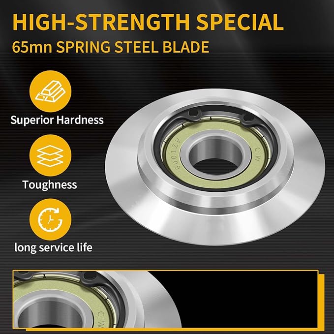 SENDUO Upgraded Replacement Blade,65mn Spring Steel Blade for Copper Wire Stripping Machine Powered Cable Stripper Cutters 2 Piece