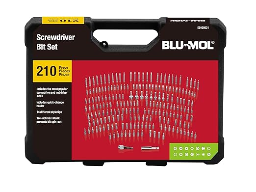 Disston 0521 Screwdriver Bit Set 210pc