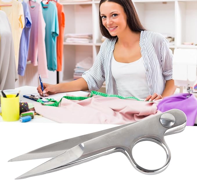 Stainless Steel Thread Snips, Portable Thread Snippers with Protective Sleeve Nippers, Sewing Nippers for Cutting Fabric, Yarn, Fishing Line, 4.7x1.2x0.4in