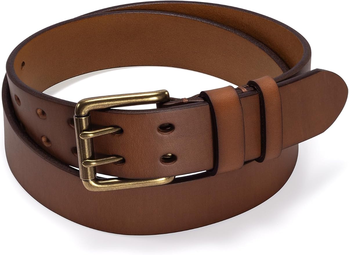 Thicken Full Grain Leather Mens Belt Heavy Duty Mens Work Belt Mens Belt High Hardness Buckle Packed In Gift Box