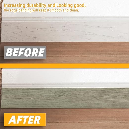 GSCIT Club Wood Grain Repair Tape, 15.7 inch X 25ft Self Adhesive Silver Walnut Grain Repair Patch for Tables, Chairs, Baseboards, Doors, Windows, Floors, Handicraft DIY.