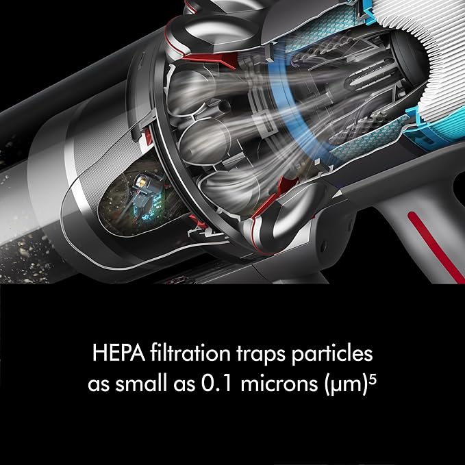 Dyson Gen5outsize Cordless Vacuum, 250AW, 3 Power Modes, Up to 140 Minutes,짼 XL bin, Illumination Reveals dust, HEPA Filtration, All Floor Types