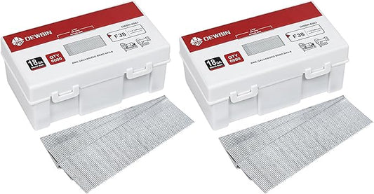 18 Gauge Brad Nails, 12000 Counts 1-1/2-inch 18 GA Brad Nails, Galvanized Nails for Nail Gun, Finishing Nail Gun Nails for Pneumatic, Electric Brad Nailer Gun