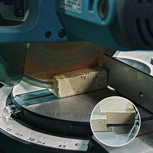 Luckyway 10 Inch Table/Miter Saw Blade 60T Fine Finish with 5/8 Inch Arbor TCT (Tungsten Carbide Tipped) Saw Blade for Cutting Wood