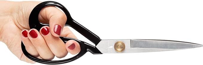 Sewing Scissors Ultra Sharp + Free Craft Knife - 9" Heavy Duty Professional Shears - All Purpose Scissors: Office & Crafts, Perfect for Seamstress, Tailors, Dressmakers, Students, Artists