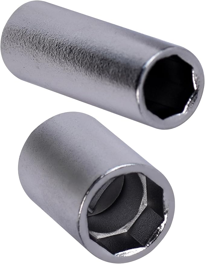 BAS03022 - High Side Socket & BAS03023 - Low Side Socket Fit for R134a Systems 8 sided A/C Port Valves(Fits 3/8" Drive Ratchets)