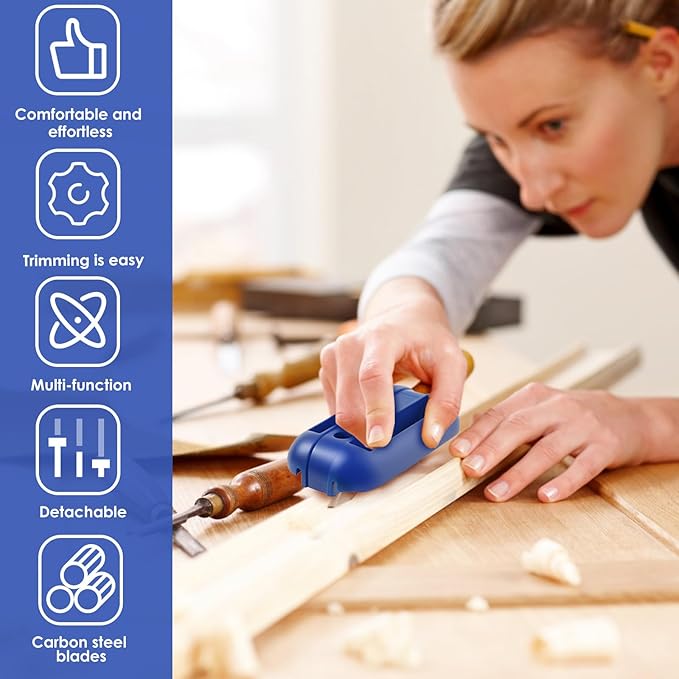 Edge Banding Trimmer - Versatile Edge Band Trimmer Tool, Efficient Hand Planer, Manual Edge Banding Cutter for Furnishing Making Wood Processing