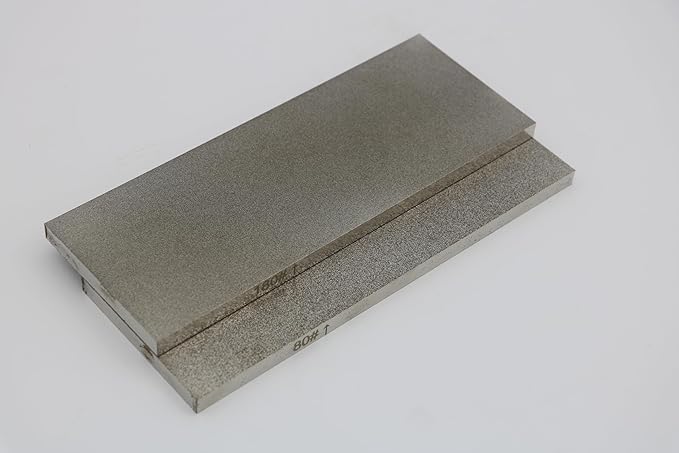 CBN Sharpening Stone 8 inch Double-sided Whetstone Knife Sharpener 8??x 3?? for Sharpening High Speed Steel,Special Steel,for Both Household and Professional Use (80/180 Grit)