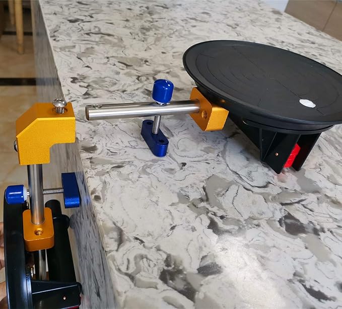 ZUOS Right Angle 90 Degree Countertop Seam Setter with 8" Suction Cup for Seam Joining & Leveling/Professional Countertop, granite竊?Stone, Marble Slab Installation. (2 PACK) (8" seam setter)