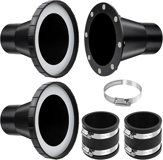 4" to 2-1/2" Magnetic Dust Collection Fittings,One-to-Multi Magnetic Dust Collection Starter Kit w/1PK Mag Port Connector+2Set 2.5??Couplers,Magnetic Dust Collector System for Woodwork Vacuum Hose