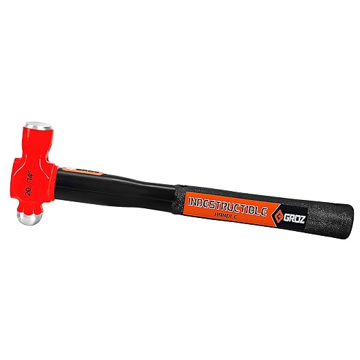 Groz 34539 14" Indestructible Ball Pein Hammer, 20 oz